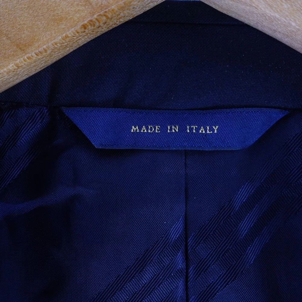 Brooks Brothers Mens 42XL 1818 Regent Blazer Wool Vitale Barberis Canonico Italy